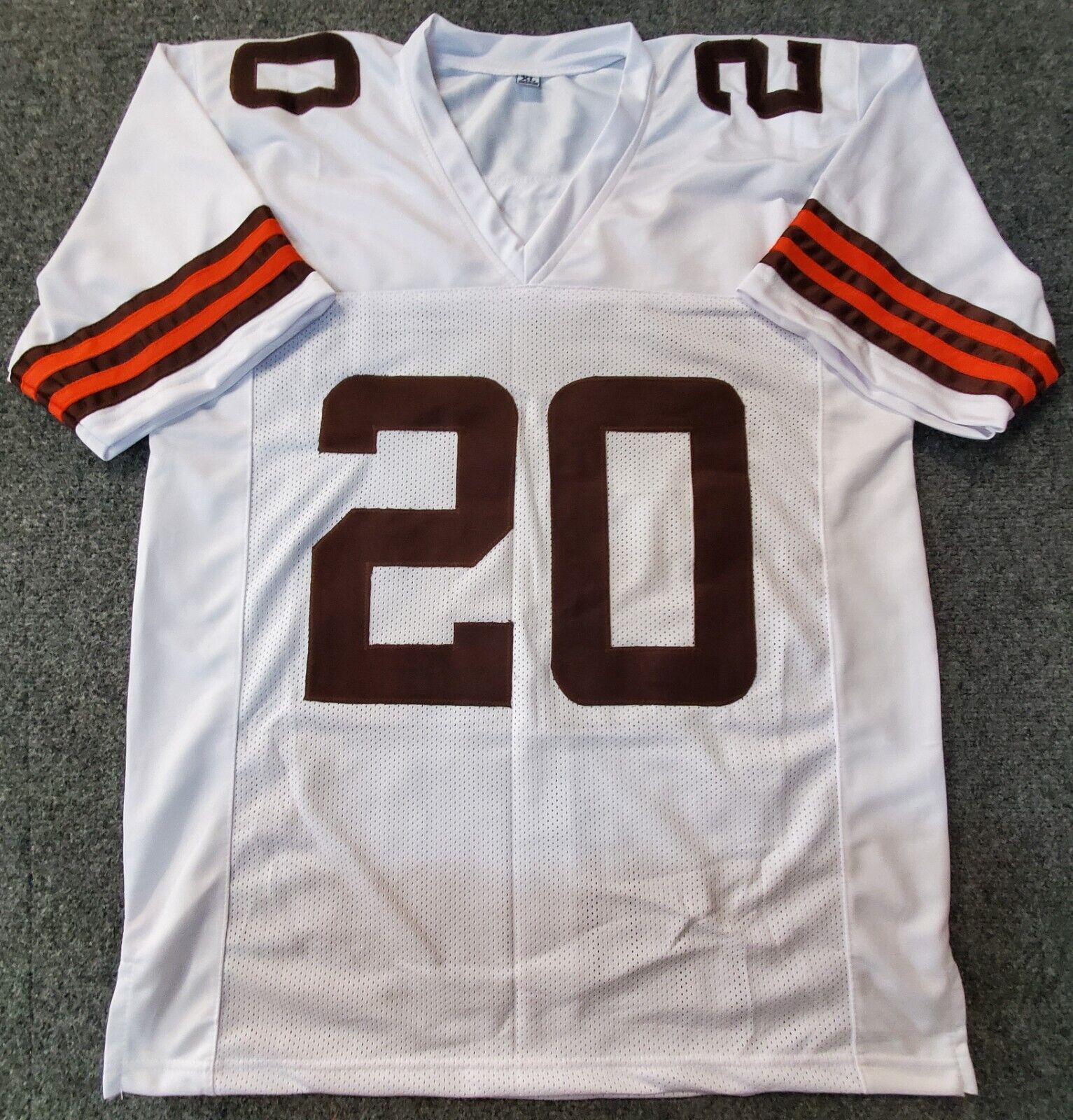 MVP Authentics Cleveland Browns Greg Newsome Ii Autographed Signed Jersey Jsa Coa 117 sports jersey framing , jersey framing