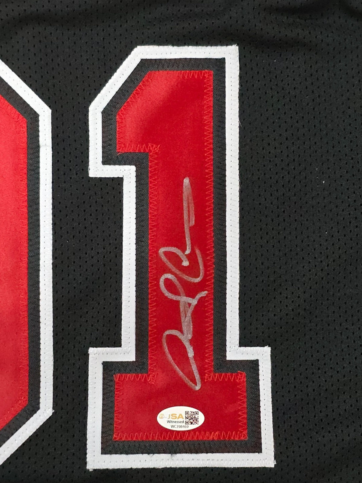Chicago Bulls Dennis Rodman Autographed Signed Jersey Jsa Holo