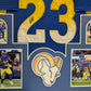 Custom Framed Los Angeles Rams Kyren Williams Autographed Signed Jersey Jsa Coa