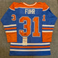 Edmonton Oilers Grant Fuhr Autographed Signed Jersey Jsa Coa