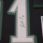 Framed Philadelphia Eagles Fletcher Cox Autographed Signed Jersey Jsa Coa