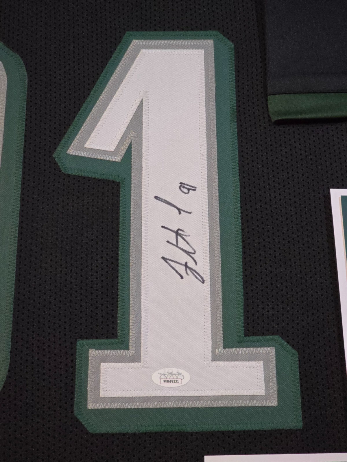 Framed Philadelphia Eagles Fletcher Cox Autographed Signed Jersey Jsa Coa