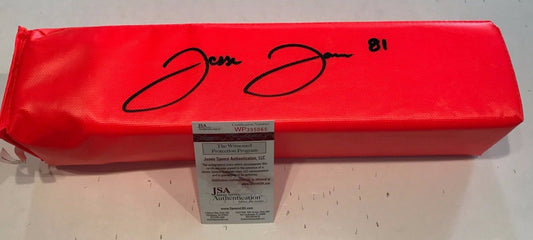 Jesse James Autographed Signed Detroit Lions End Zone Pylon Jsa Coa
