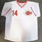 Cincinnati Reds Pete Rose Autographed Signed Custom Jersey Jsa Coa
