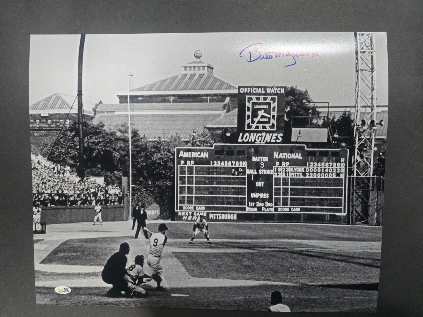 Bill Mazeroski Autographed Signed Pittsburgh Pirates 16X20 Photo Jsa  Coa