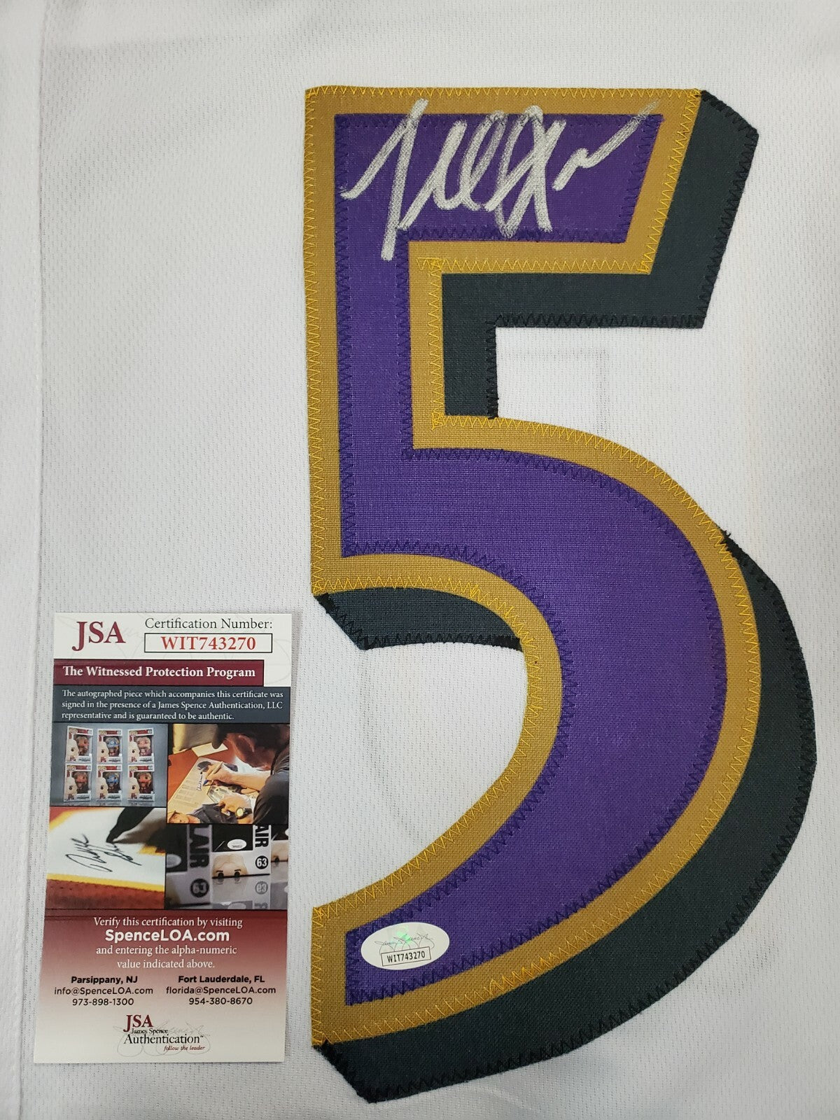 Baltimore Ravens Terrell Suggs Autographed Signed Jersey Jsa Coa