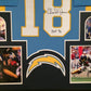 Framed Charlie Joiner Autographed Signed Insc San Diego Chargers Jersey Jsa Coa