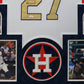 Suede Framed Houston Astros Jose Altuve Autographed Signed Jersey Jsa Coa