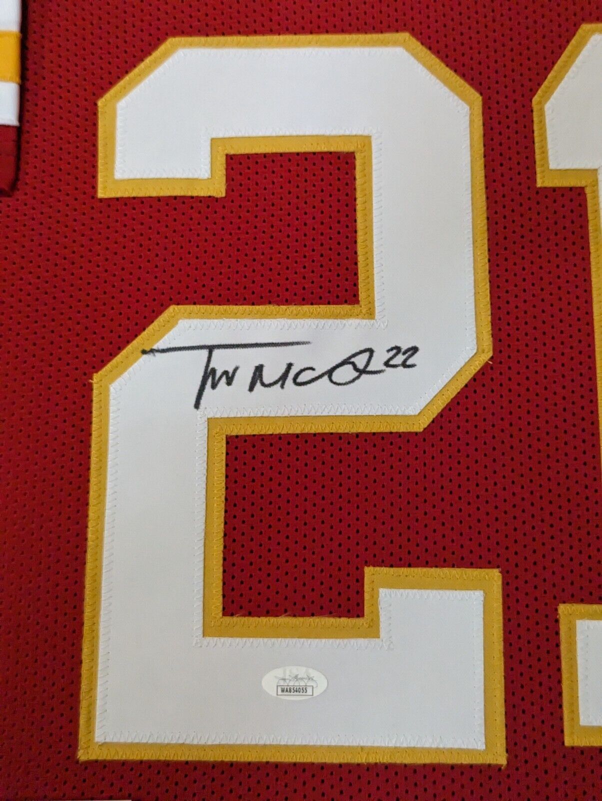 MVP Authentics Framed Kansas City Chiefs Trent Mcduffie Autographed Signed Jersey Jsa Coa 427.50 sports jersey framing , jersey framing