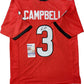 Georgia Bulldogs Tyson Campbell Autographed Signed Jersey Jsa Coa
