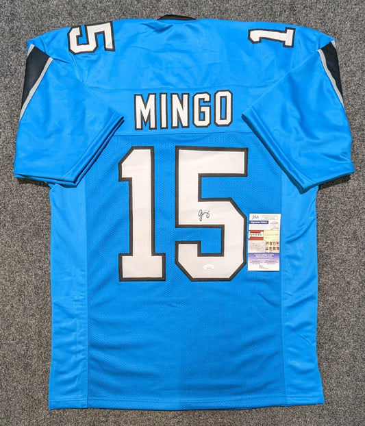 Carolina Panthers Jonathan Mingo Autographed Signed Jersey Jsa  Coa