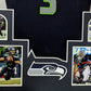 Framed Seattle Seahawks Russell Wilson Jersey Display