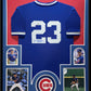 Framed Chicago Cubs Ryne Sandberg Autographed Jersey Beckett Coa