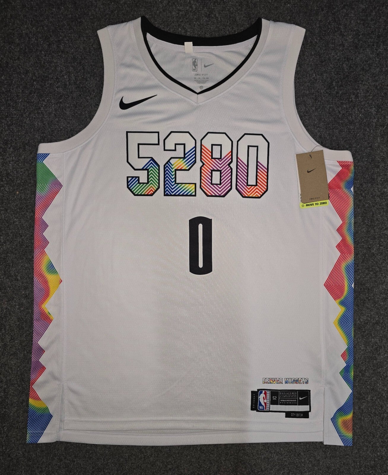 Denver Nuggets Christian Braun Autographed Signed Inscribed Jersey Beckett Holo