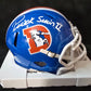 Denver Broncos Patrick Surtain Ii Signed Retro Throwback Mini Helmet Jsa Coa