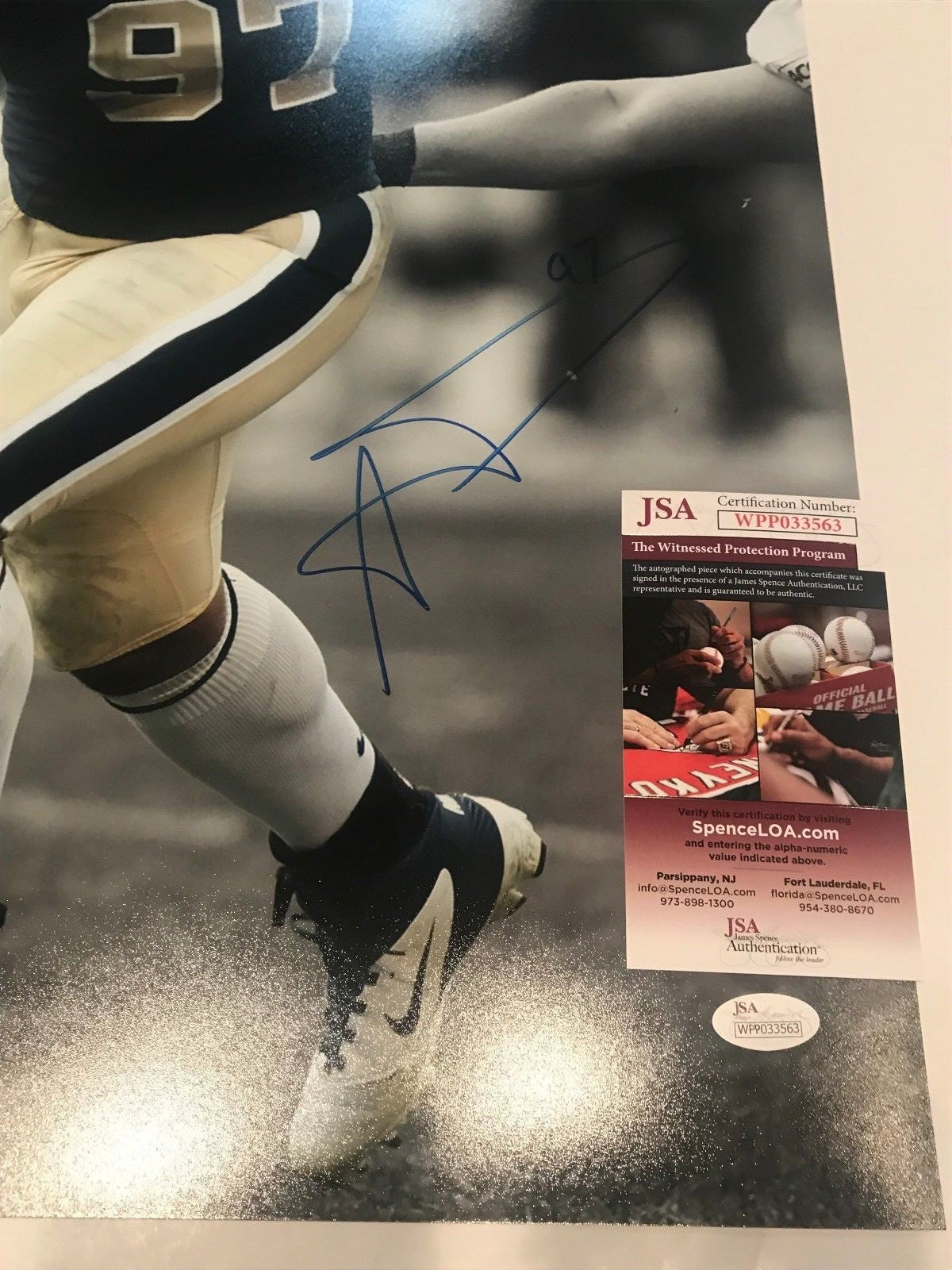 Aaron Donald Autographed Signed Pittsburgh Panthers 16X20 Photo Jsa  Coa