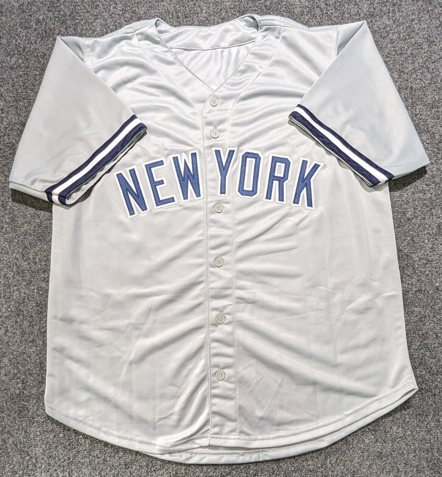 MVP Authentics New York Yankees Albert "Sparky" Lyle  Signed Custom Jersey Beckett Holo 81 sports jersey framing , jersey framing