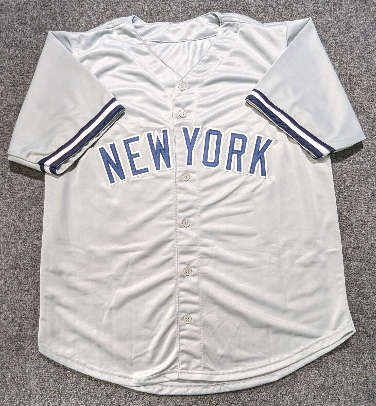 New York Yankees Albert Sparky Lyle Signed Custom Jersey Beckett Holo