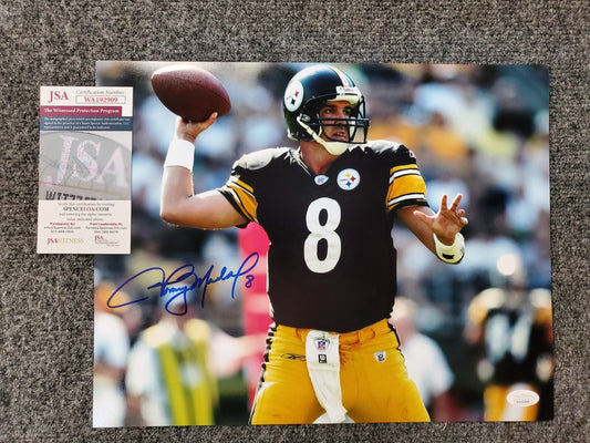 Pittsburgh Steelers Tommy Maddox Autographed 11X14 Photo Jsa Coa