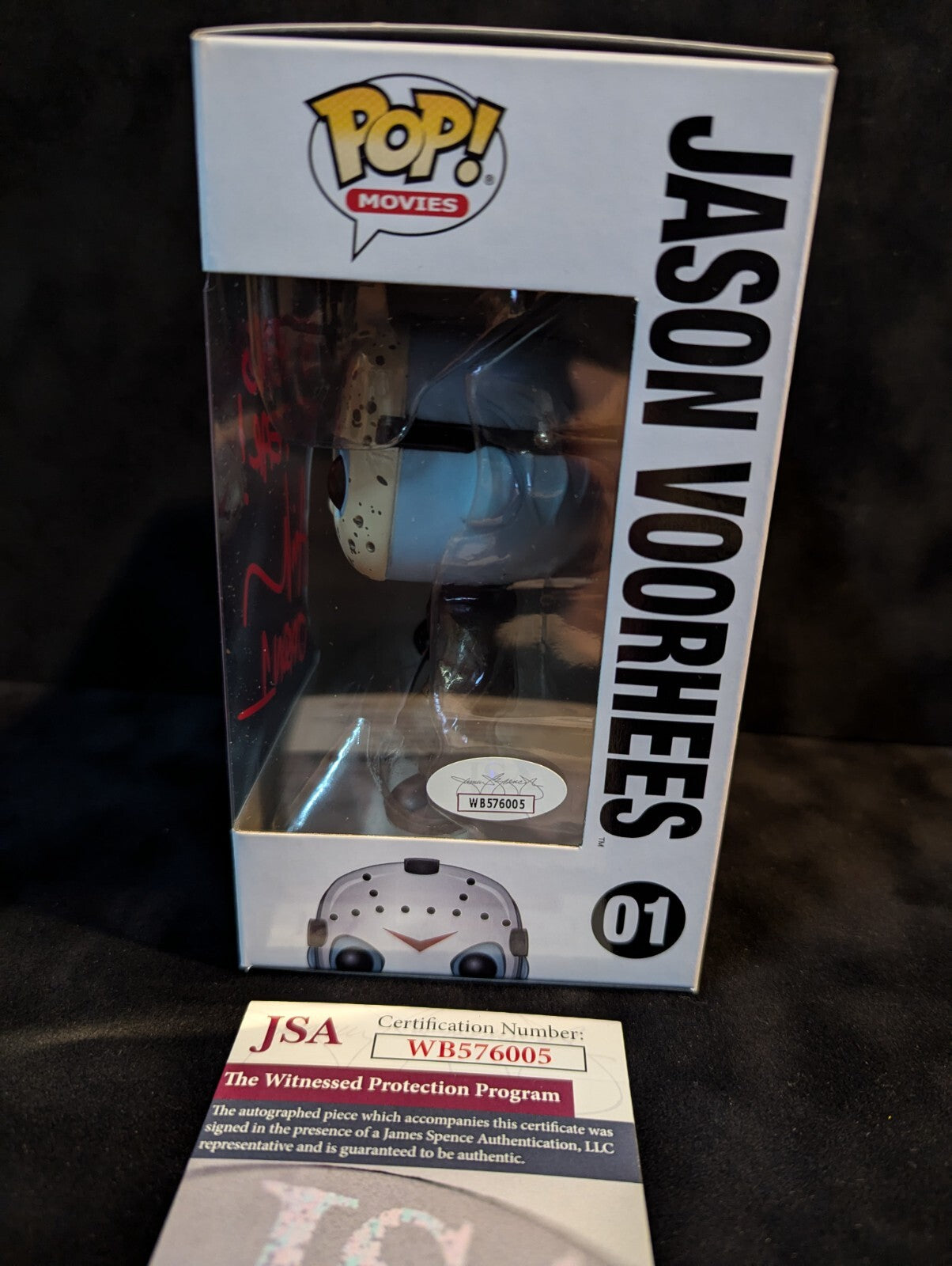 Ari Lehman Signed Insc Friday The 13Th Jason Voorhees Funko Pop Jsa Coa