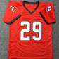 Georgia Bulldogs Chris Smith Autographed Signed Inscribed Jersey Jsa  Coa