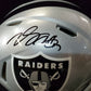 Las Vegas Raiders Davante Adams Signed Full Size Speed Authentic Helmet Jsa Coa