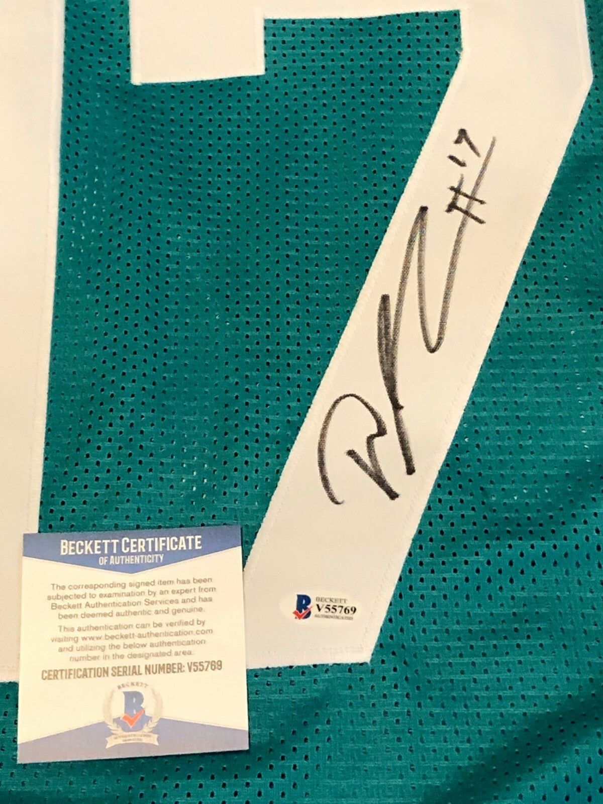 Jacksonville Jaguars Dj Chark Autographed Signed Jersey Beckett  Coa