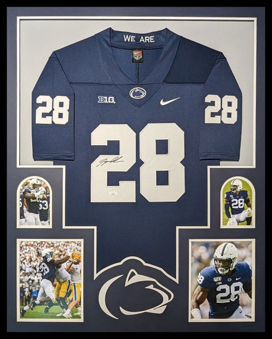 MVP Authentics Framed Penn State Nittany Lions Odafe Jayson Oweh Autographed Jersey Jsa 427.50 sports jersey framing , jersey framing