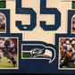 Framed Seattle Seahawks Brian Bosworth Autographed Signed Jersey Jsa Coa