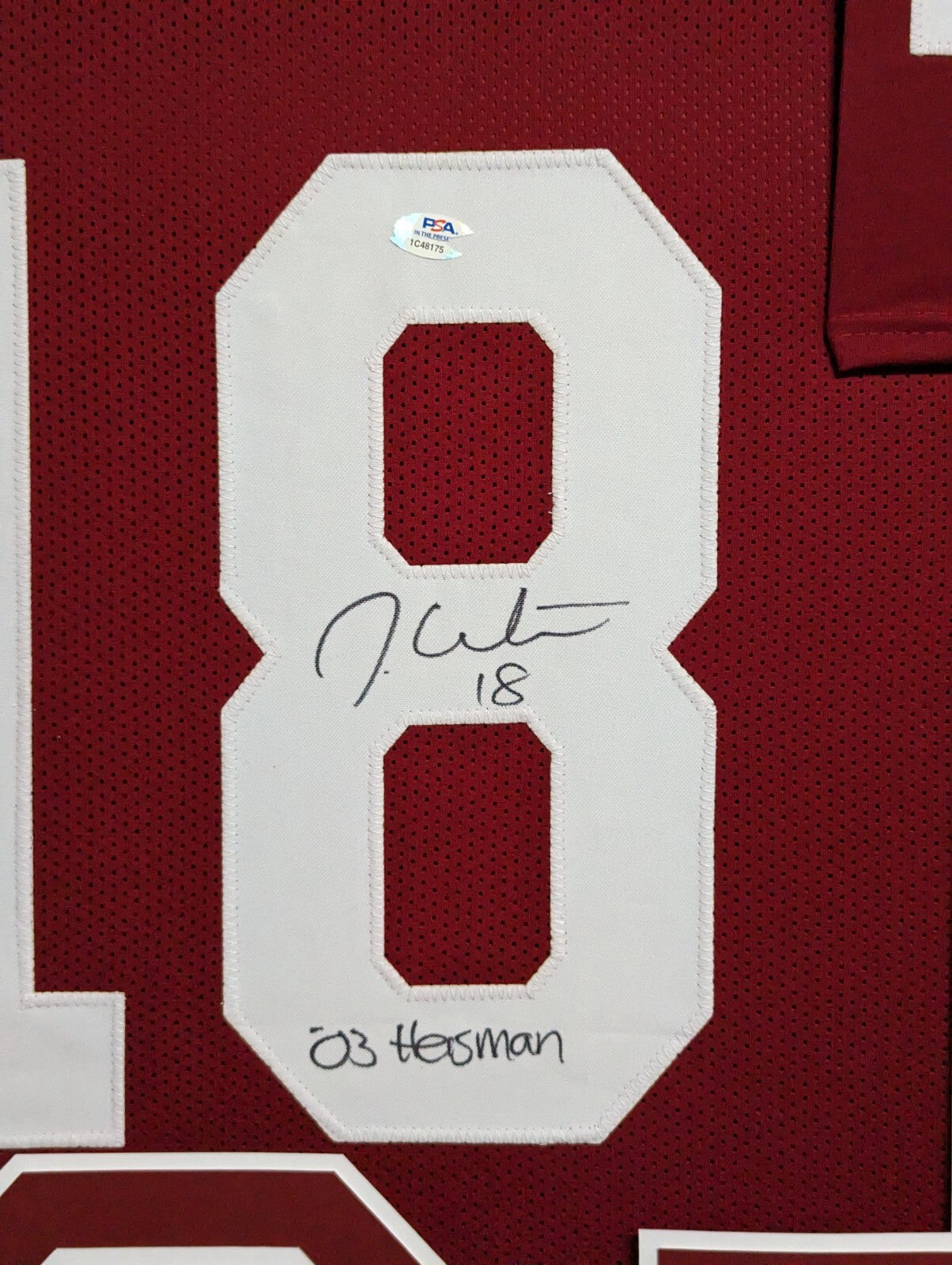Framed Oklahoma Sooners Jason White Autographed Signed Jersey Psa Coa