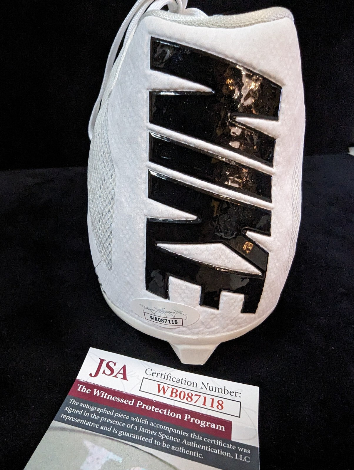 New York Giants Brian Burns Signed Cleat Jsa Coa