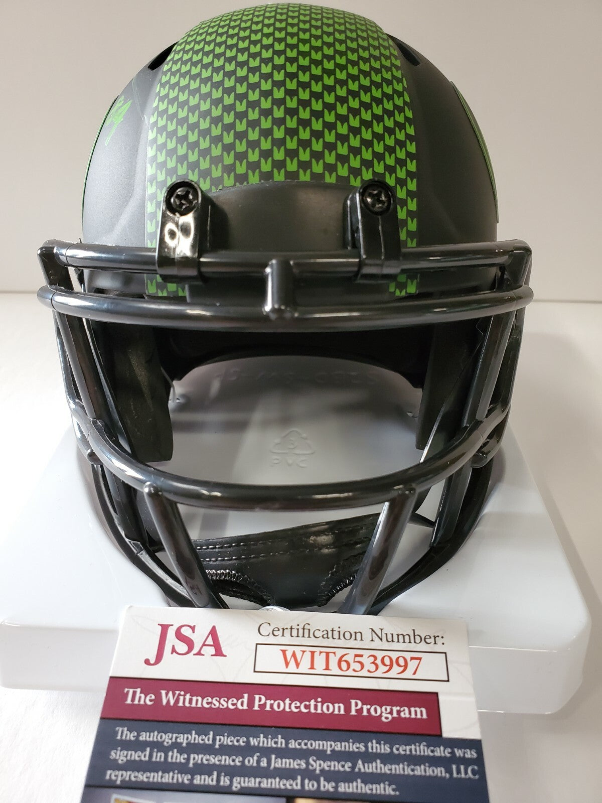 Seattle Seahawks Bobby Engram Signed Eclipse Mini Helmet Jsa Coa
