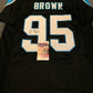 Carolina Panthers Derrick Brown Autographed Signed Jersey Jsa  Coa