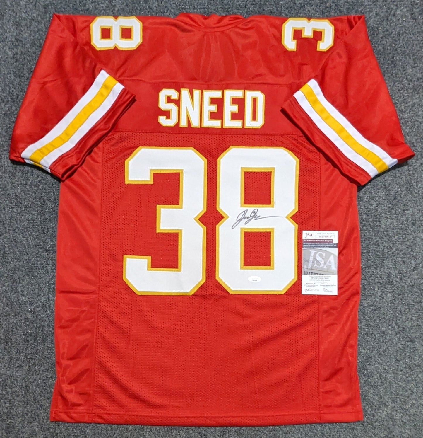 Kansas City Chiefs L'jarius Sneed Autographed Signed Jersey Jsa Coa