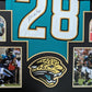 Framed Jacksonville Jaguars Fred Taylor Autographed Signed Jersey Jsa Coa