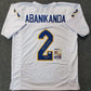 Pitt Panthers Israel "Izzy" Abanikanda Autographed Inscribed Jersey Jsa Coa