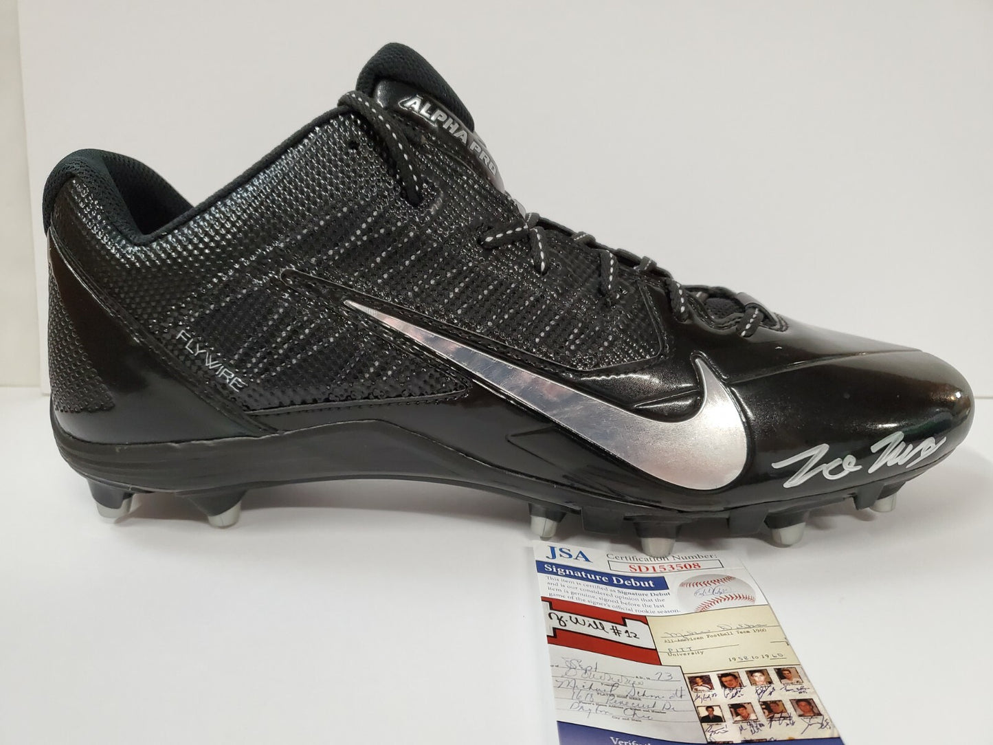 Carolina Panthers Tre'von Moehrig Autographed Signed Cleat Jsa Coa