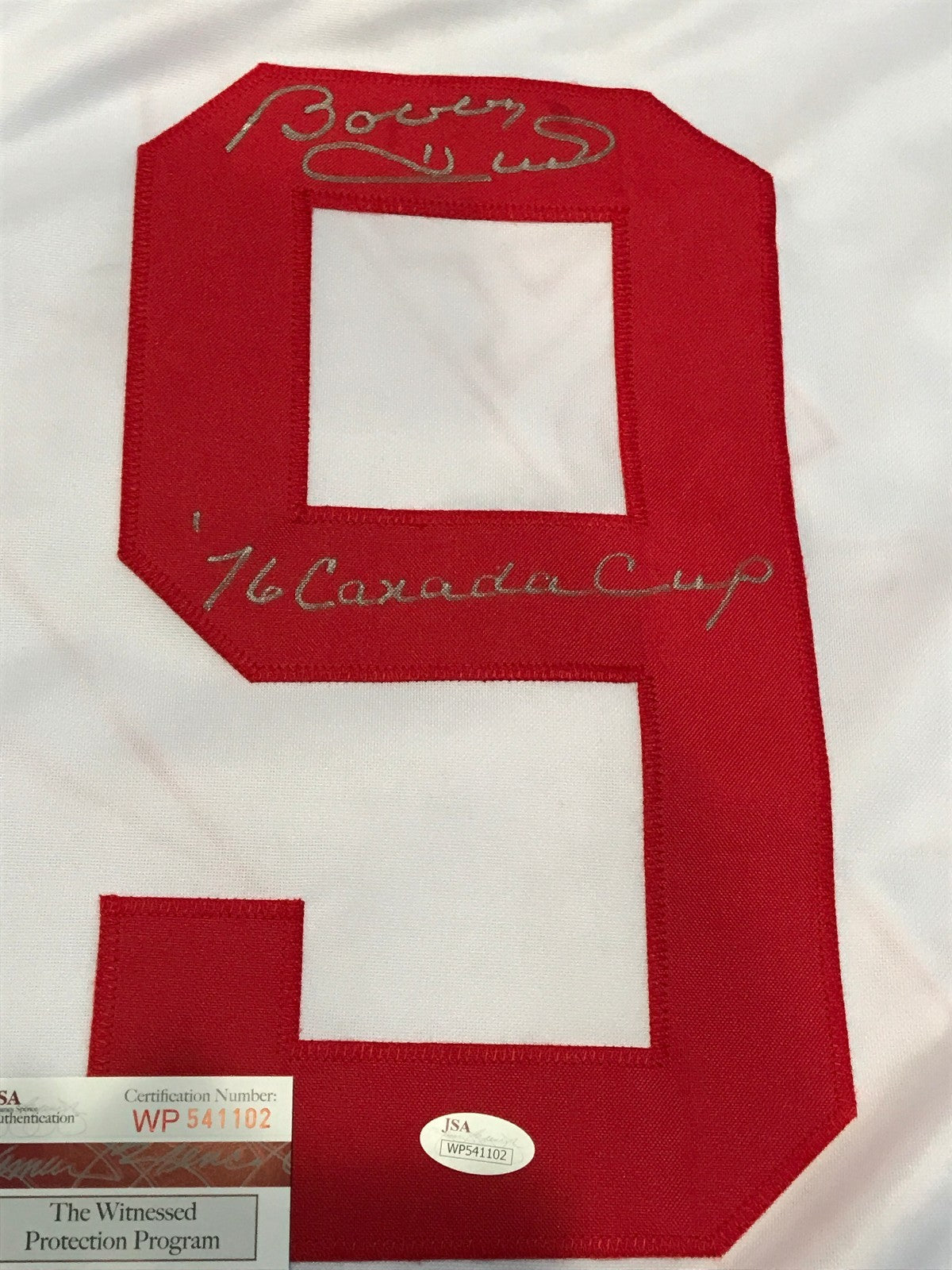 Bobby Hull Autographed Signed Inscribed Canada Jersey Jsa  Coa