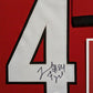 Framed Georgia Bulldogs Leonard Floyd Autographed Signed Jersey Jsa Coa
