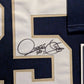 Framed Notre Dame Fighting Irish Raghib Ismail Autographed Jersey Beckett Holo