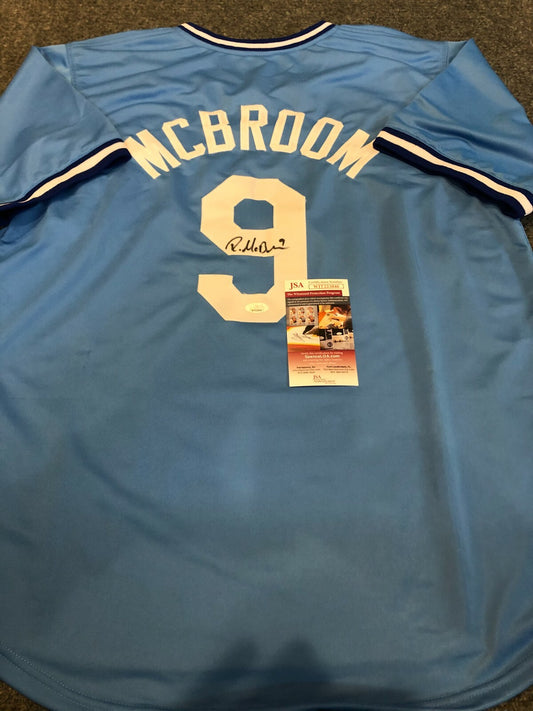Kansas City Royals Ryan Mcbroom Autographed Signed Jersey Jsa Coa