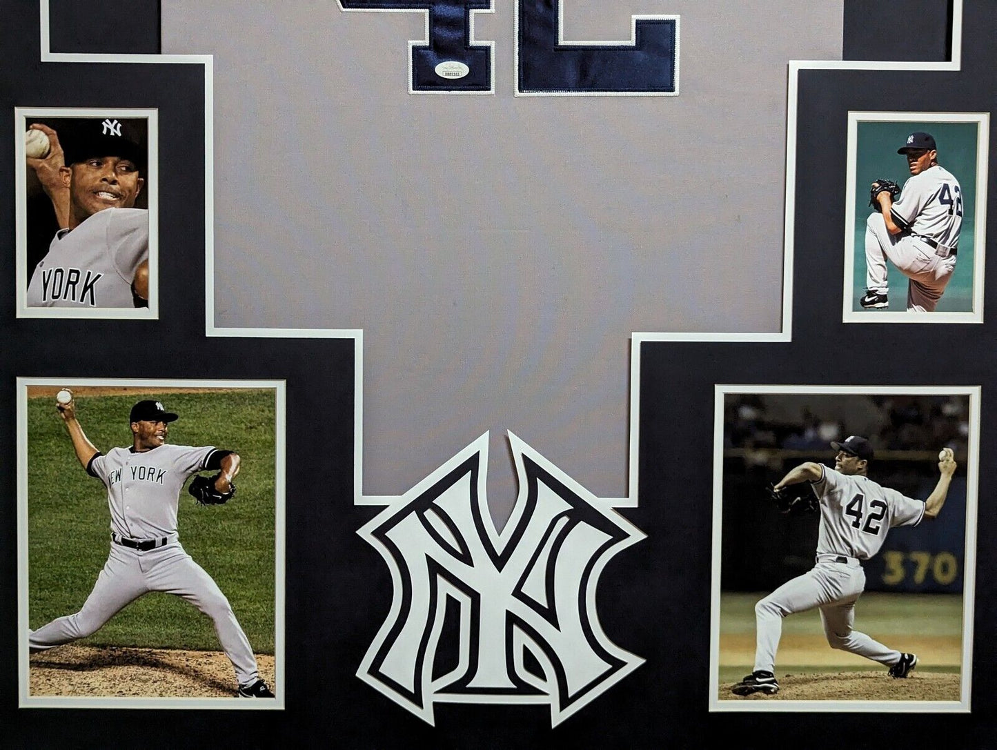 MVP Authentics Framed New York Yankees Mariano Rivera Autographed Signed Jersey Jsa Coa 810 sports jersey framing , jersey framing