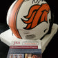 Kj Hamler Autographed Black Signed Denver Broncos Lunar Mini Helmet Jsa Coa