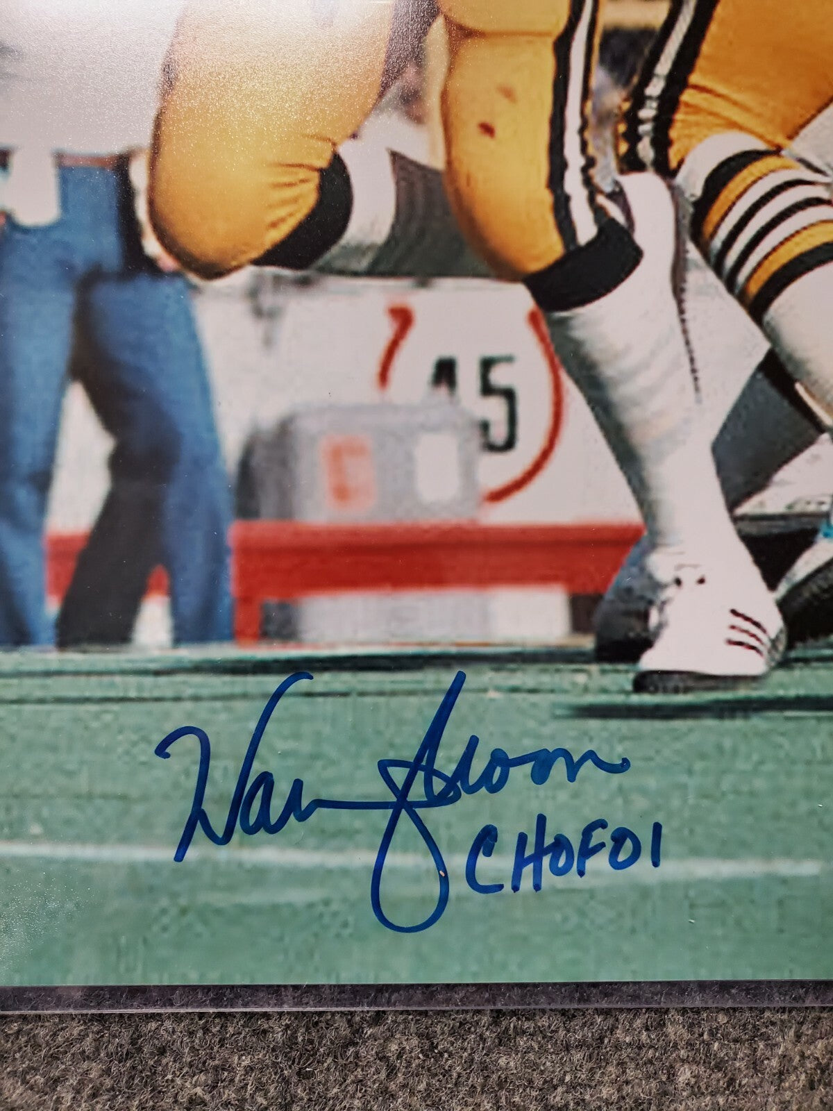 Edmonton Eskimos Warren Moon Autographed Signed Inscribed 16X20 Photo Jsa Coa