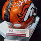 Denver Broncos Javonte Williams Signed Flash Mini Helmet Jsa Coa