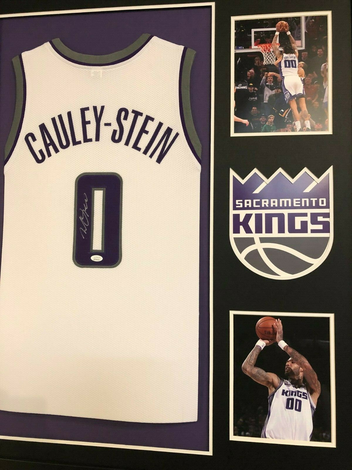 Framed Sacramento Kings Willie Cauley-Stein Autographed Signed Jersey Jsa Coa