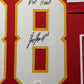 MVP Authentics Framed Kansas City Chiefs L'jarius Sneed Autographed Inscribed Jersey Jsa Coa 449.10 sports jersey framing , jersey framing