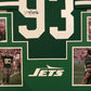 MVP Authentics Framed Marty Lyons Autographed Signed New York Jets Jersey Jsa Coa 450 sports jersey framing , jersey framing