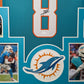 Framed Miami Dolphins Jevon Holland Autographed Signed Jersey Jsa Coa