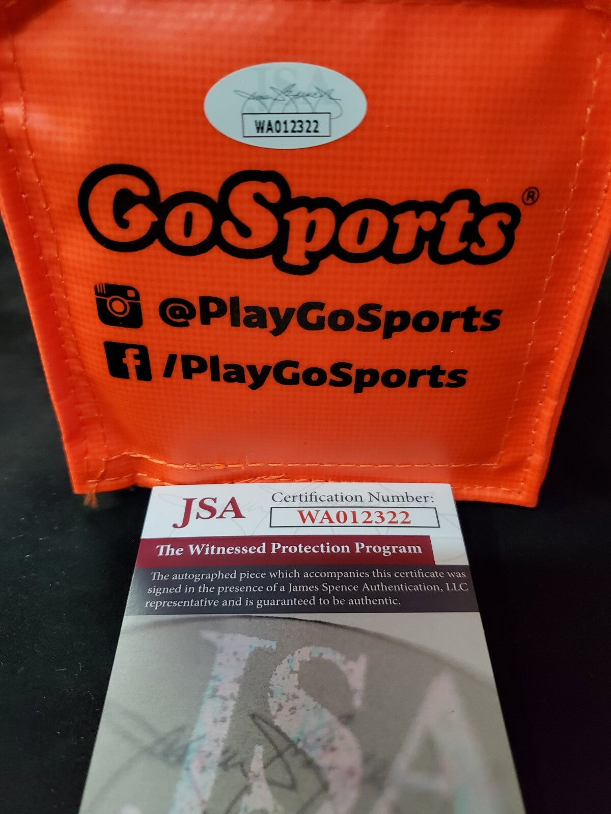 Indianapolis Colts Gary Brackett Autographed Signed Inscribed Pylon Jsa Coa